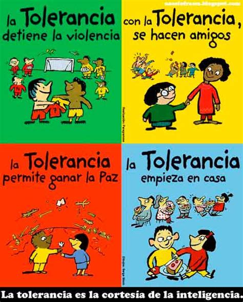 comic de la tolerancia|Historieta Sobre Los Valores 